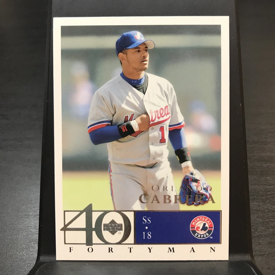 2003 Upper Deck 40-Man Montreal Expos Baseball Card #542 Orlando Cabrera - Image 1 of 2