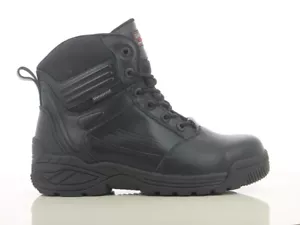 Schwarzer Mid-Cut Allround-Einsatzstiefel S3 Sicherheitsstiefel Trooper PRIME - Picture 1 of 5