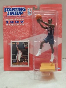 1997 New Jersey Nets Kerry Kittles Starting Lineup Action Figure & Card NIP - Picture 1 of 4