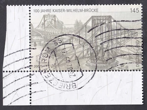 GERMANY 2007 Corner Stamp Michel 2616 Scott 2453 Kaiser Wilhelm Brigde, Wilhelms - Picture 1 of 1