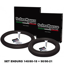 Technomousse Coppia Mousse Enduro 90/90/21 140/80/18 Anti foratura Pneumatici