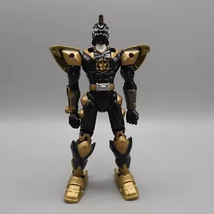 Figura Extensible Power Ranger Dino Thunder Negro Cuadrillero Batallado 6.5" 2003 - Imagen 1 de 7