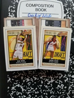 2002  Authentix WNBA Complete Set 1-120,  Sue Bird 0840 /  Swin Cash 0109 - Image 1 of 2
