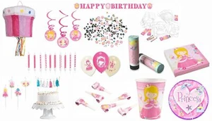 Amscan Princesa Grande Cumpleaños Infantil Set Taza Plato Niña Decoración - Imagen 1 de 12