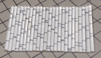 25 Pcs 1/4” DIAMETER 3” LONG CLEAR ACRYLIC PLEXIGLASS LUCITE PLASTIC ROD DOWELS - Image 1 of 4