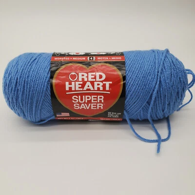 Red Heart Yarn, ART. E300, 0347 Lt Periwinkle No Dye Lot - Image 1 of 4