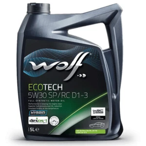 Motoröl WOLF ECOTECH SP/RC D1-3 16175 SAE 5W30 5 Liter für Jeep Nissan Toyota - Bild 1 von 6