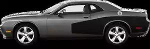 Calcomanía gráfica de vinilo lateral a rayas para Dodge Challenger 2015 en adelante - Imagen 1 de 1