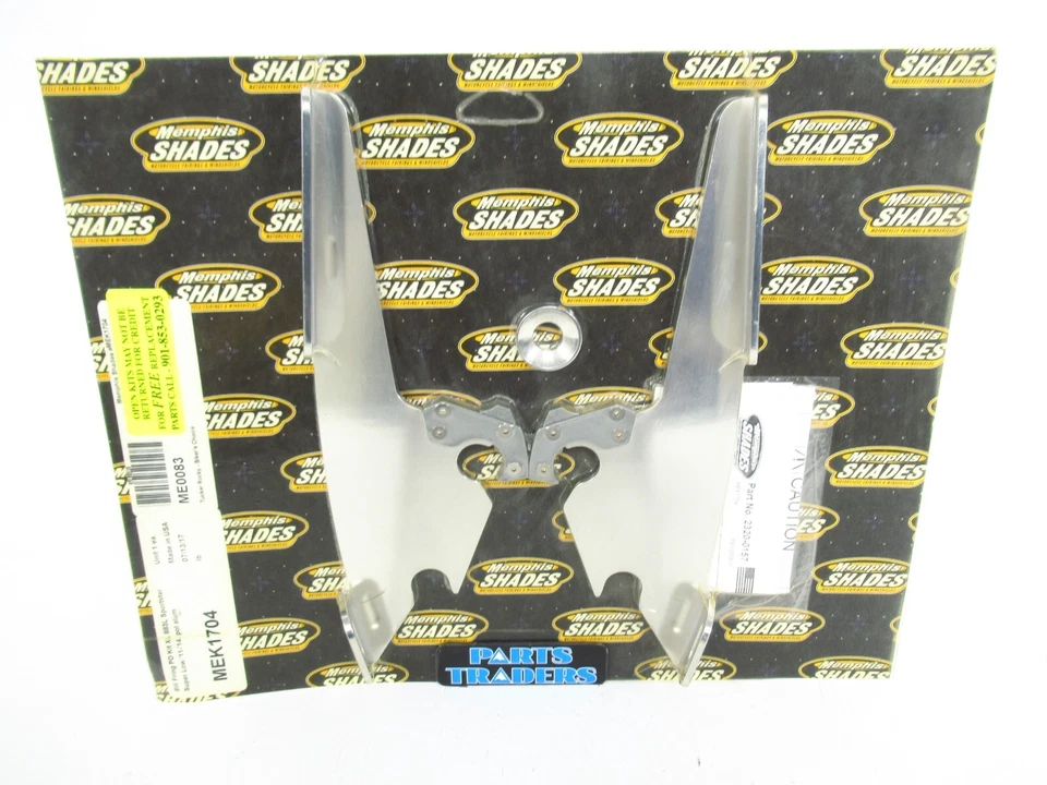 Placas de montaje de carenado Memphis Shades Bullet pulidas Harley Davidson súper bajas Foto 1 de 1