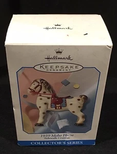 NEW in Box 1998 HALLMARK Spring ORNAMENT Sidewalk Crusiers 1939 MOBO HORSE Metal - Picture 1 of 2