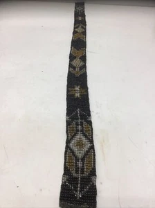 Beautiful Older Boy Scouts Beaded Black Gold Arrows Band 22” Order Of The Arrow? - Picture 1 of 14