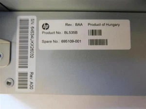 LECTEUR ULTRIUM BL535B / 695109-001 HP LTO5 FC FH MSL2024/48 ENTIÈREMENT TESTÉ, TVA INCLUSE - Photo 1/2