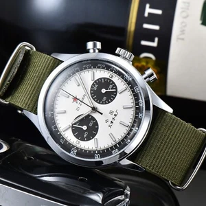Seagull Classics Aviation 1963 Pilot Watch Quartz Chronograph Panda Luminous-- - Picture 1 of 9