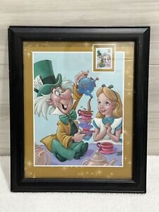 Alice In The Wonderland Art Print With Postage Stamp USPS 2005 