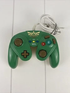 ZELDA Link Verde PDP Almohadilla de Lucha con Cable 085-006 para NINTENDO Wii y Wii U - Imagen 1 de 6