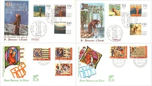 Vatican City 1972 International Year of Books & 1977 Francis of Assisi FDC - Picture 1 of 9