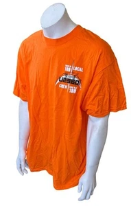 Alstyle Men's U2 360 World Tour Video Local Crew Orange Shirt Size XL - Picture 1 of 4