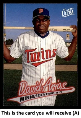 Ultra 1997 - Juego de equipo Minnesota Twins con David Arias-Ortiz RC (A) Foto 1 de 4