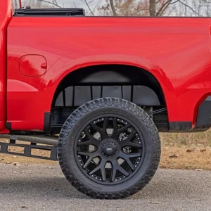 Rough Country Rear Wheel Well Liners for 2019-2025 Chevy Silverado 1500 - 4519A - Picture 1 of 6