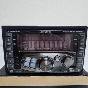 Alpine MDA-W933J CD MD DSP Head Unit DHE Audio Control Used - Picture 1 of 11