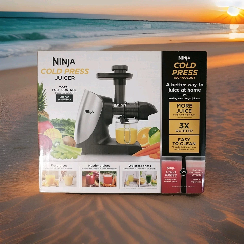Ninja Cold Press Juicer Pro 150W Slow Juicer - Gray