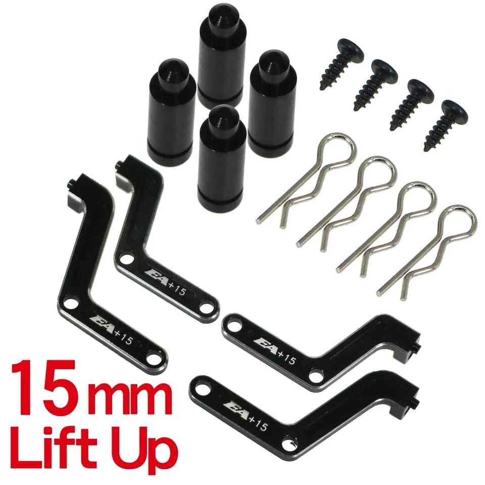 Juego de elevación de carrocería y parachoques AL 15 mm ARRIBA: para MINI-Z 4X4 gymny [modelo Eagle #MINI-Z4 Foto 1 de 4