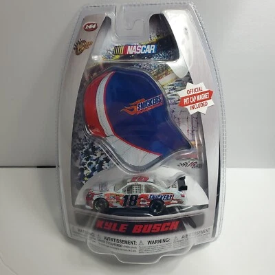Kyle Busch #18 2010 Snickers Flames Winner's Circle 1:64 Pit Cap Magnet  - Image 1 of 4