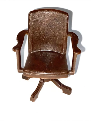 Muebles vintage para casa de muñecas Renwal No. Silla de oficina giratoria 35 Foto 1 de 4