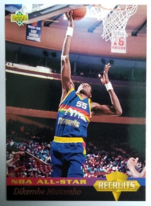 DIKEMBE MUTOMBO 33 UPPER DECK NBA ALL-STAR RECRUITS GOLD 1992-93 - Bild 1 von 2