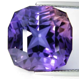 26.95Cts Stunning 100% Natural Amethyst Cushion Radiant 17mm Loose Gemstone - Picture 1 of 7
