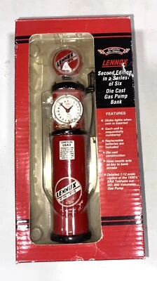 Lennox Die Cast Gas Pump Bank 1:12 Scale  1930’s Replica TKM 01 Lights Up 7" - Image 1 of 4