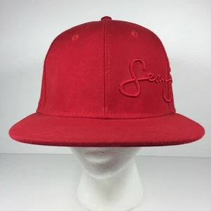 Gorra Sean John roja bordada con cierre a presión - Imagen 1 de 11