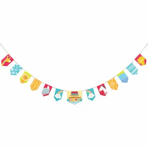 Noah'S Ark Baby Shower Pennant Banner, Party Decor, 1 Piece - Picture 1 of 1