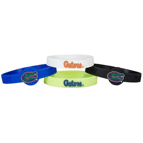 Florida Gators Bracelets 4 Pack Silicone Cover