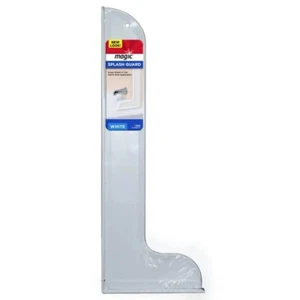 Large Adhesive Wall Splash Guard: Ideal for Showers and Tubs (10.5" x 28.55") - Picture 1 of 6
