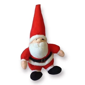 Vintage Plush Mann Santa Claus Plush Stuffed Doll Nylon 10" Christmas - Picture 1 of 10