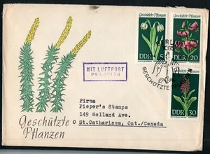 GERMANY DDR 1969 FIRST DAY COVER SPRING SNOWFLAKES - Picture 1 of 1