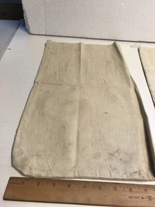 Lot Of 2 Vintage Bank Cloth Coin Money Bags U.S. Un Marked - Picture 1 of 6