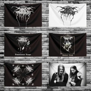 Darkthrone black metal band Flag Banner Tapestry Hanging Wall Room Decor 3x5Ft - Picture 1 of 18