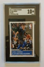2018/19 PANINI NBA Doncic Eu Edition ROOKIE Sticker #f9 - 2018 SGC 10 NO PSA BGS
