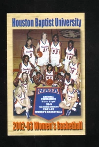Houston Baptist Huskies--2002-03 Basketball Pocket Schedule - Picture 1 of 1