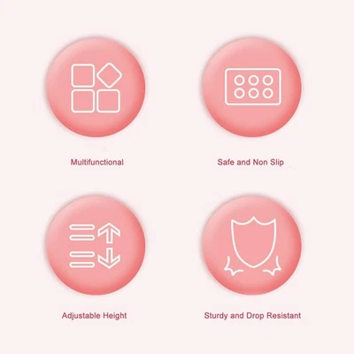 Toddler Step Stool Multifunctional Step Stool Thickened Stable Plastic 2 Tiers - Image 1 of 4