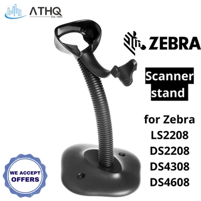Zebra Scanner Gooseneck Stand for LS2208, DS2208, DS4308, DS4608 (20-61019-04R)
