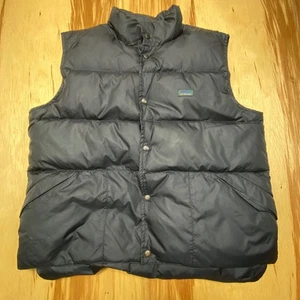 L.L. Bean Youth XL Down Black Puffer Vest - Picture 1 of 9