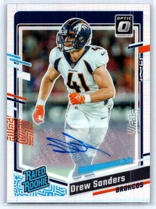 2023 Donruss Optic #230 Drew Sanders Rookie Rated Rookies Autographs Holo #/150 - Picture 1 of 2