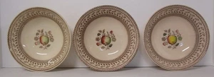 Johnson Brothers Old Granite Fruit Sampler Coupe Cereal Soup Bowl England 3 pc - Picture 1 of 5