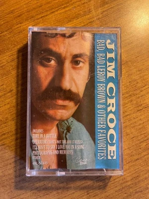 JIM CROCE BAD, BAD LEROY BROWN CASSETTE TAPE TESTED LATE NITE BARGAIN! - Image 1 of 2