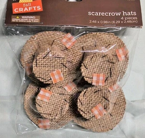 4 Pack Of Scarecrow Hats New 2.48 x 0.98in - Picture 1 of 1
