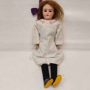 x-93942 Antike Schoenau & Hoffmeister 1800 Porzellanbrustblattkopf Puppe - Bild 1 von 15