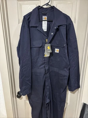 Carhartt FR Nomex Coverall Size 42 Regular ARC 2 NFPA 2112  - Image 1 of 4